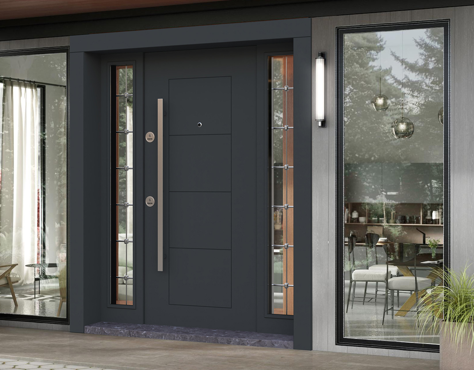 Elmalı Çelik Kapıcı